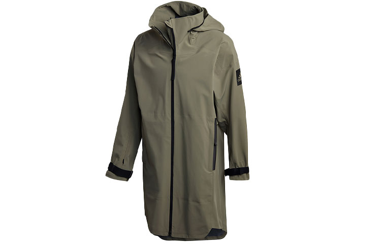 adidas Olive Green Windproof Hooded Jacket GD9427