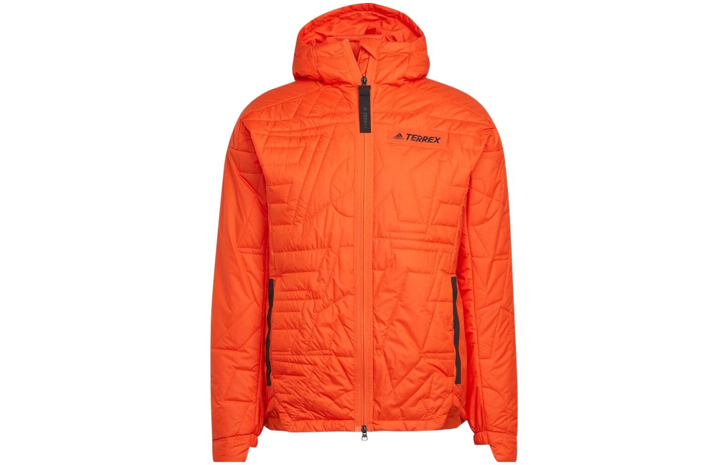 adidas Orange Striped Logo Hoodie Jacket Japan Edition HH9228