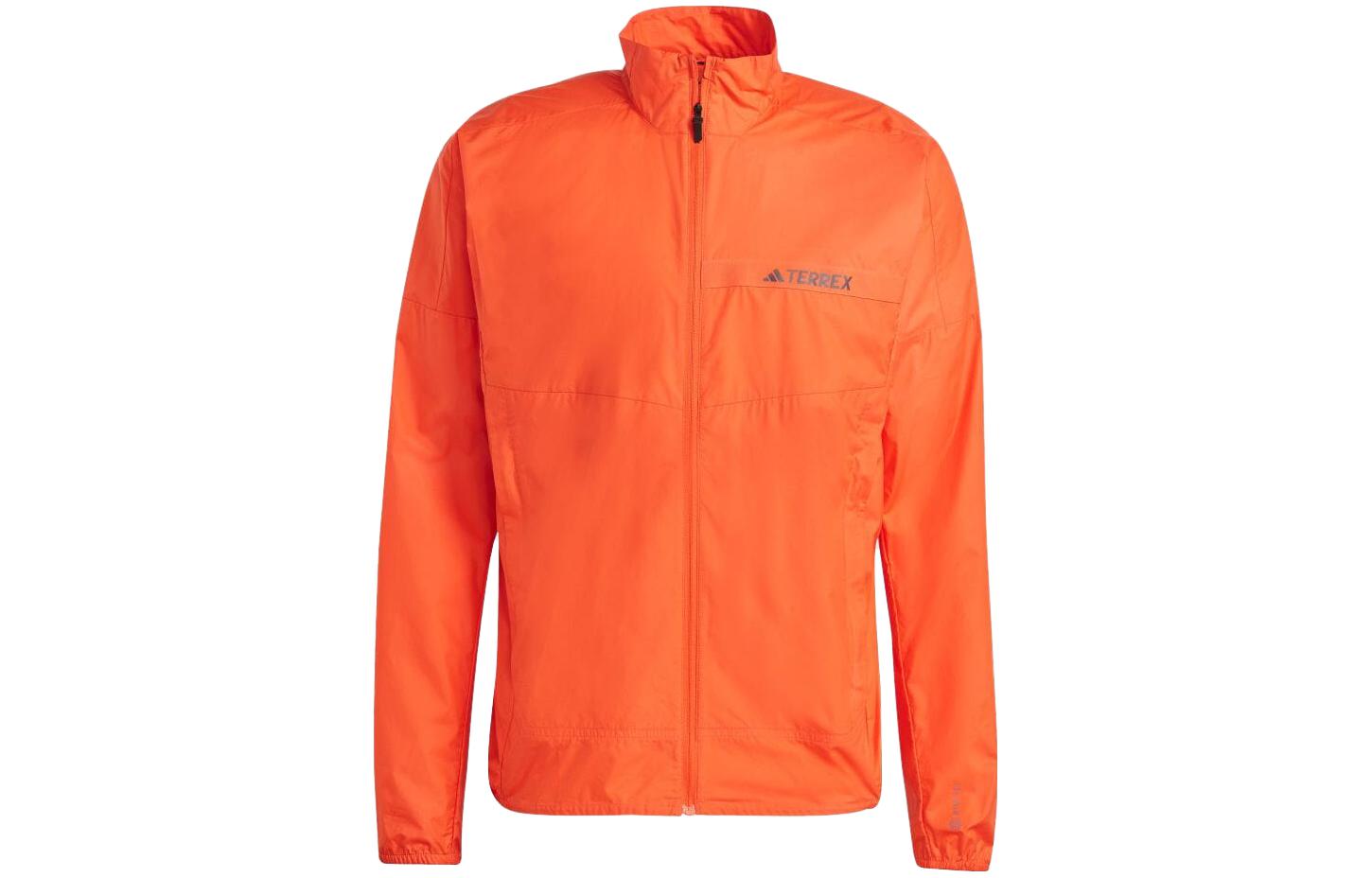 adidas Orange Zip-Up Jacket with Logo Print (Japan Edition) HM4027-JAPAN