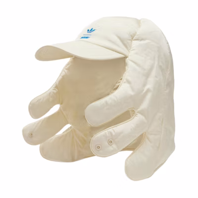adidas Original Sustainable Nylon Cap Unisex Couple Style in Off-White. JG8851