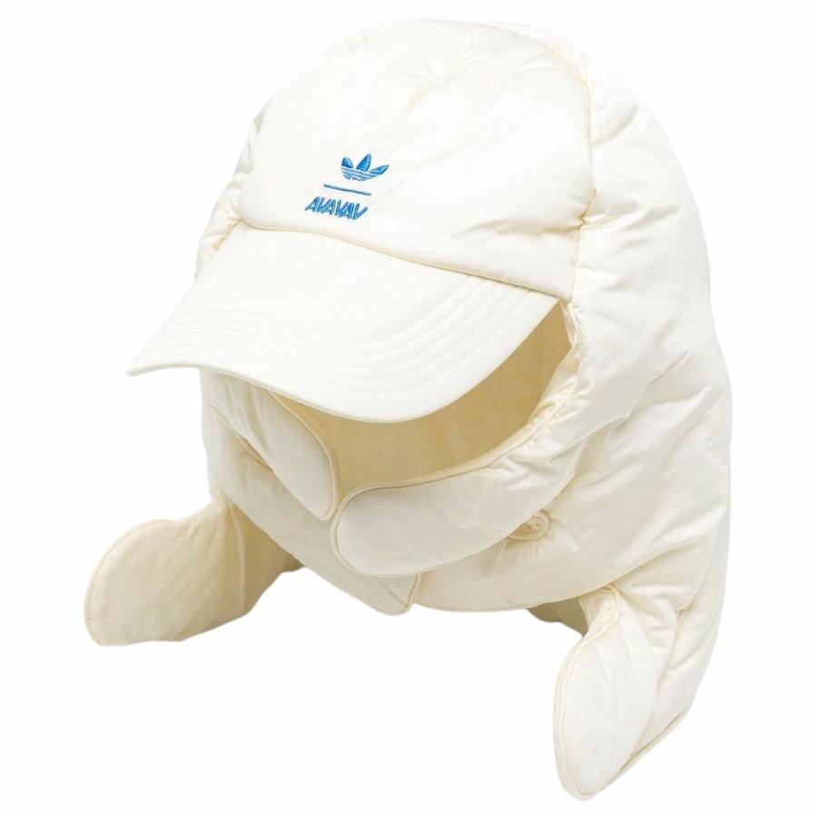 Shop adidas Original 可持續尼龍帽 中性情侶款 米白色. JG8851