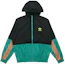 Order adidas Originals 2-Tone Logo Print Colorblock Hooded Jacket Black Green GK5923