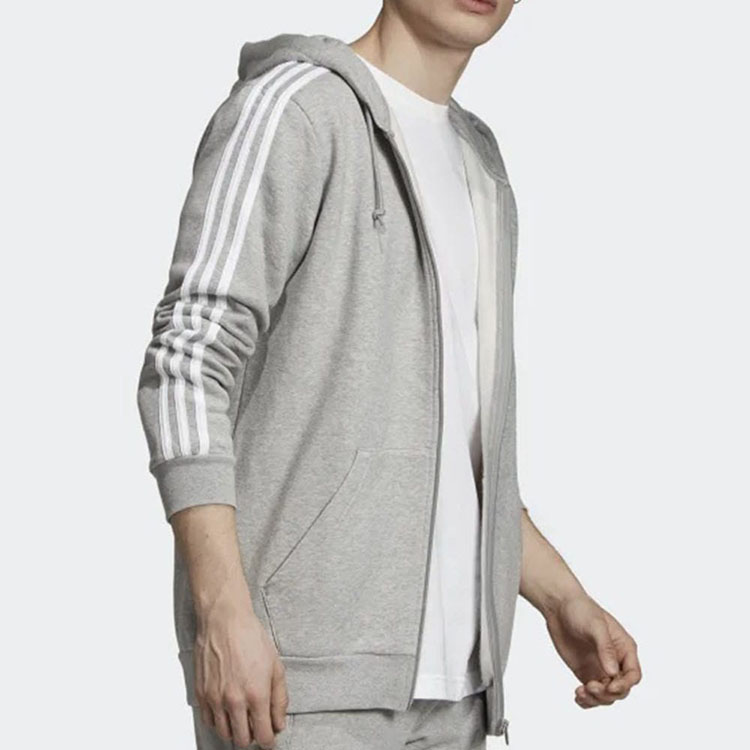 adidas Originals 3-Stripe Zip Hoodie Grey ED5969 圖 5