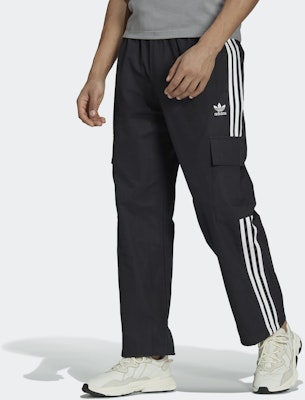 adidas Originals 三條紋多口袋運動長褲 黑色運動休閒褲。 H09117 Details for adidas Originals 三條紋多口袋運動長褲 黑色運動休閒褲。 H09117