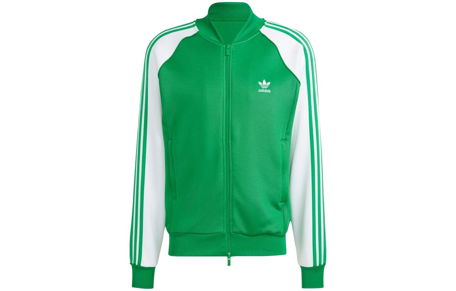 adidas Originals 3-Stripes Colorblock Green Track Jacket II5772