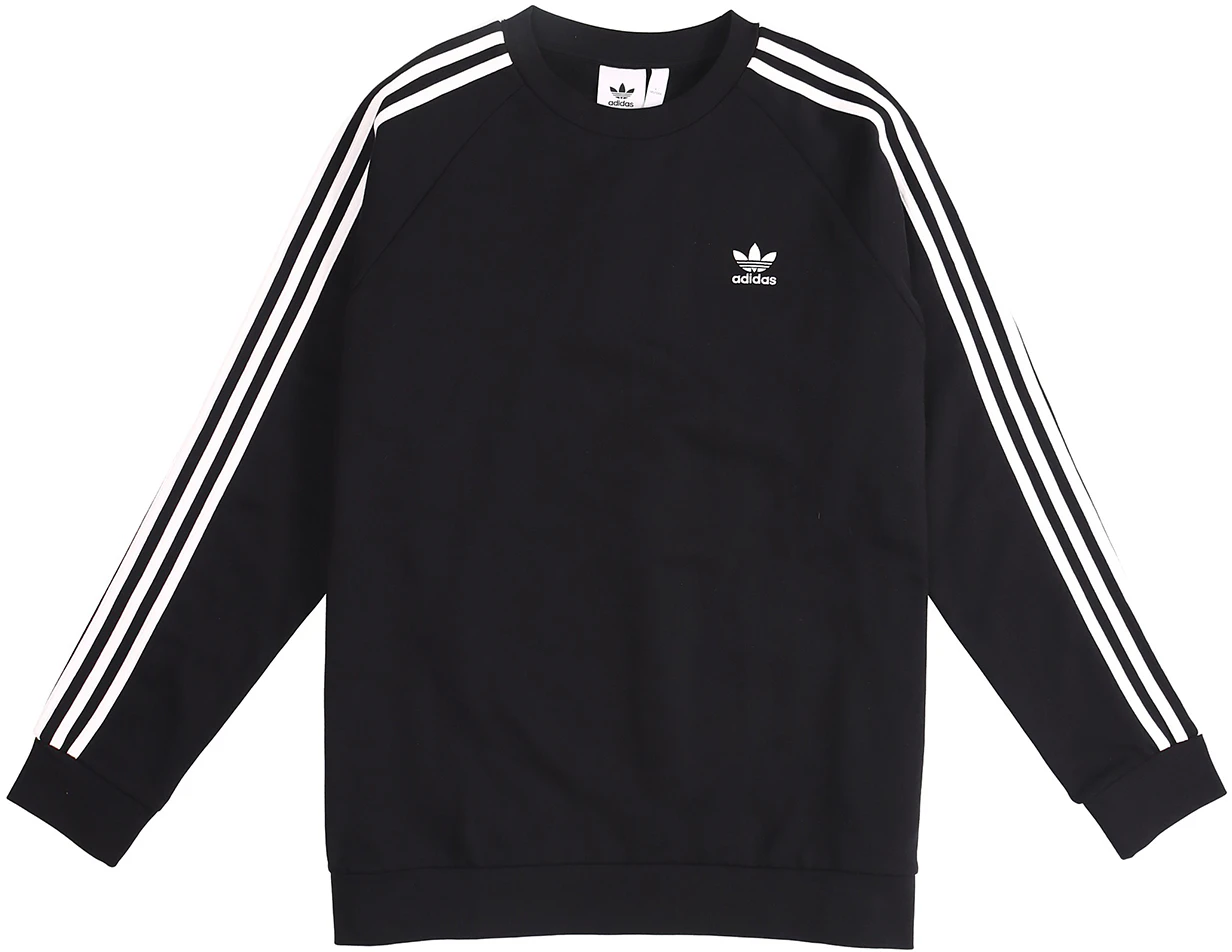 adidas-originals-3-stripes-crew-sweatshirt-black-pullover-warm-fleece-dv-1555