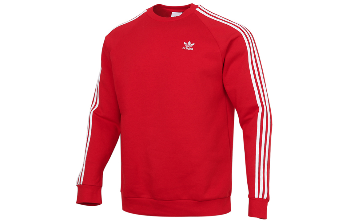 adidas Originals 3-Stripes Crewneck Sweatshirt - Red GN3484