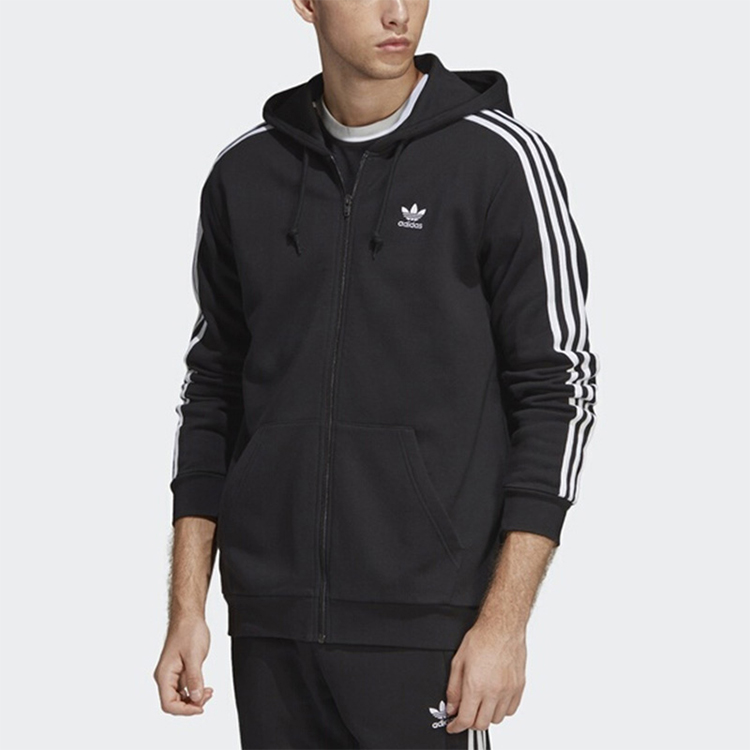 adidas Originals 3-Stripes Logo Hoodie Jacket DV1551 圖 4