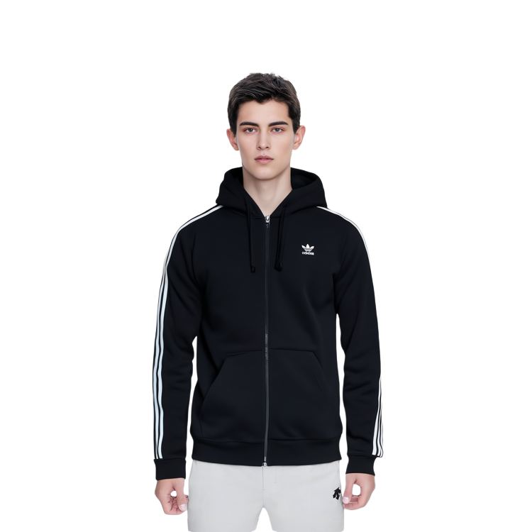 adidas Originals 3-Stripes Logo Hoodie Jacket DV1551 圖 6