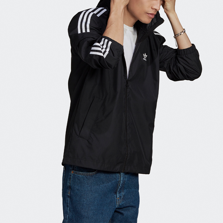 Cheap Adidas Originals Sudadera Chaqueta 3-Stripes Loose Fit para Pista. GN3475