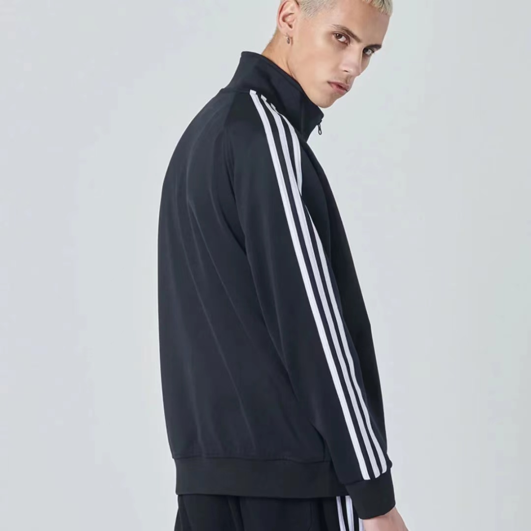 adidas Originals 3-Stripes Retro Track Jacket Unisex Black White TR30JR-BW 圖 7