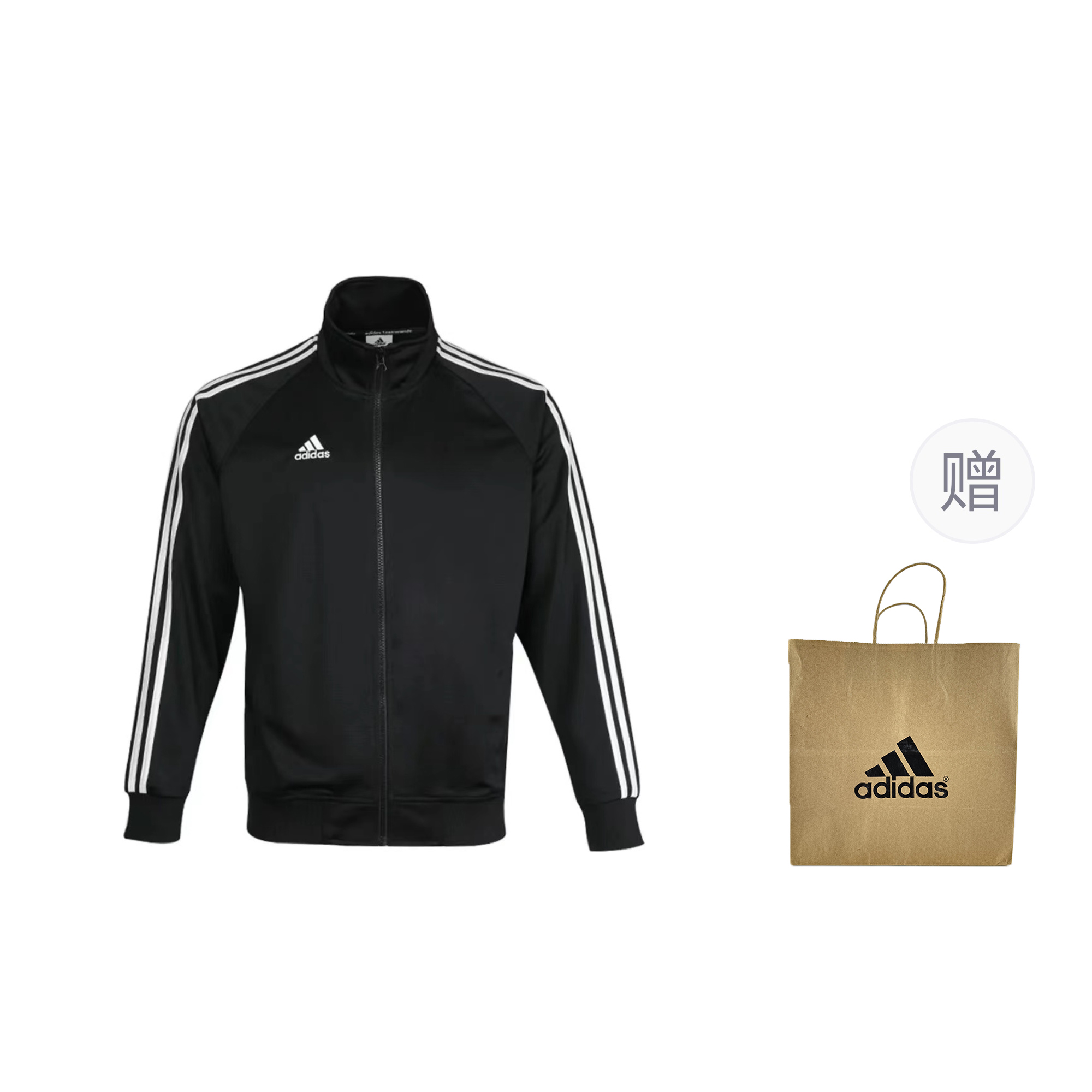 adidas Originals 3-Stripes Retro Track Jacket Unisex Black White TR30JR-BW 圖 8