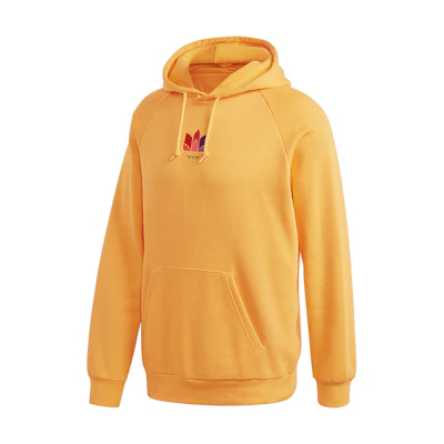 adidas Originals 3D Trefoil Gold Hoodie Casual Pullover Sweatshirt GE6241