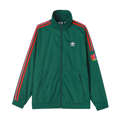 adidas Originals 3D Trefoil Track Jacket Dark Green - Fall Collection GE0847