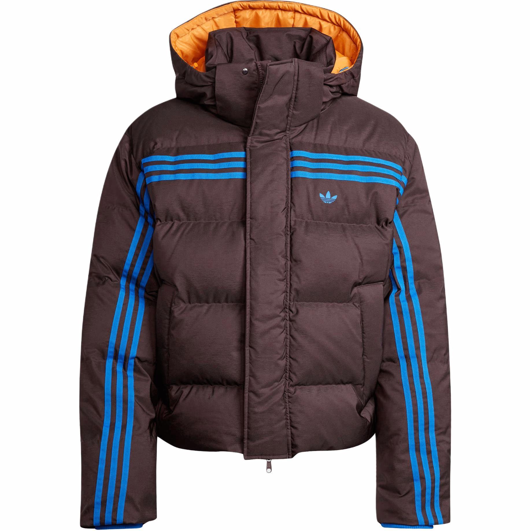 Order Chaqueta Acolchada adidas Originals 70s FW24 Gris Oscuro Marrón - Estilo y Calidez. JL9556