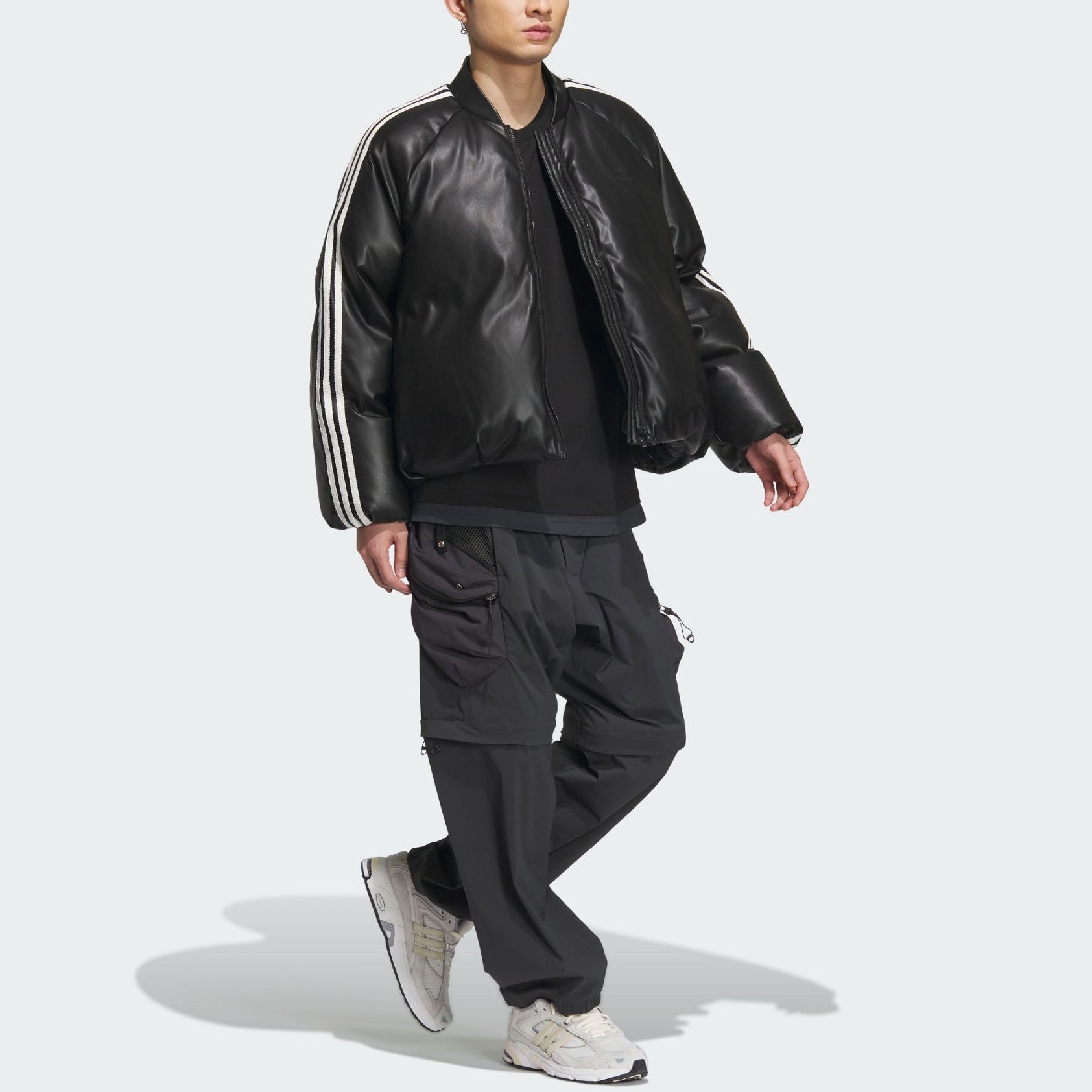 adidas Originals 800 Fill Power Printed Puffer Down Jacket Unisex Black. IW0762 圖 5