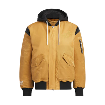 adidas Originals × FEIFEI RUAN Brown Print Zip Hoodie Jacket IX4233