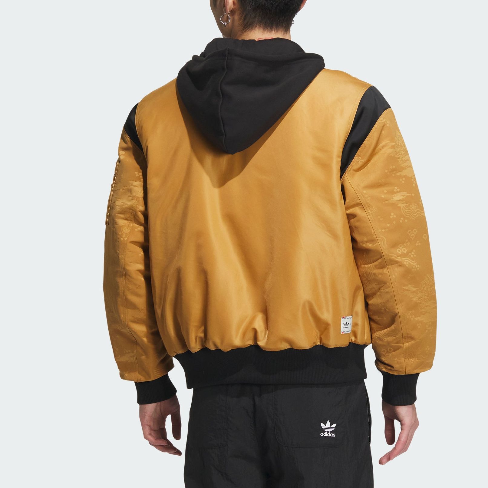 Purchase アディダス オリジナルス × フェイフェイ・ルアン ブラウン プリント ジップフーディジャケット IX4233