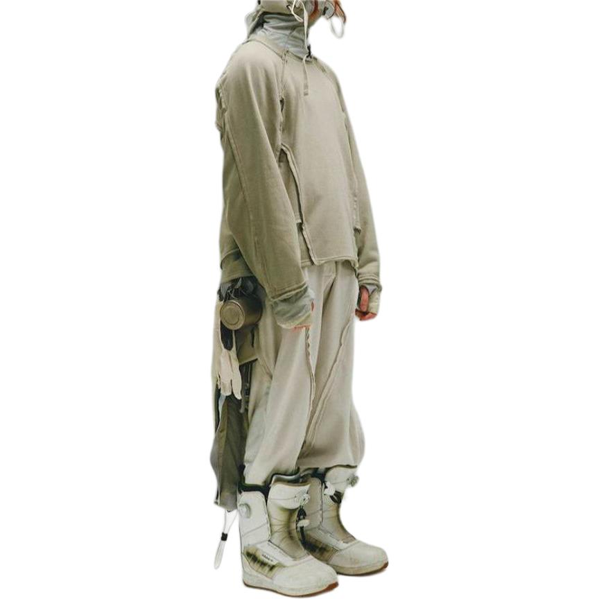 Cheap 阿迪达斯 Originals × HAMCUS 米色胸前Logo男女同款卫衣 IS0648