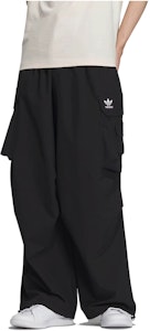 アディダスオリジナルズ ブラックカーゴパンツ 多ポケット タクティカルリラックスフィット IY9495 Purchase アディダスオリジナルズ ブラックカーゴパンツ 多ポケット タクティカルリラックスフィット IY9495