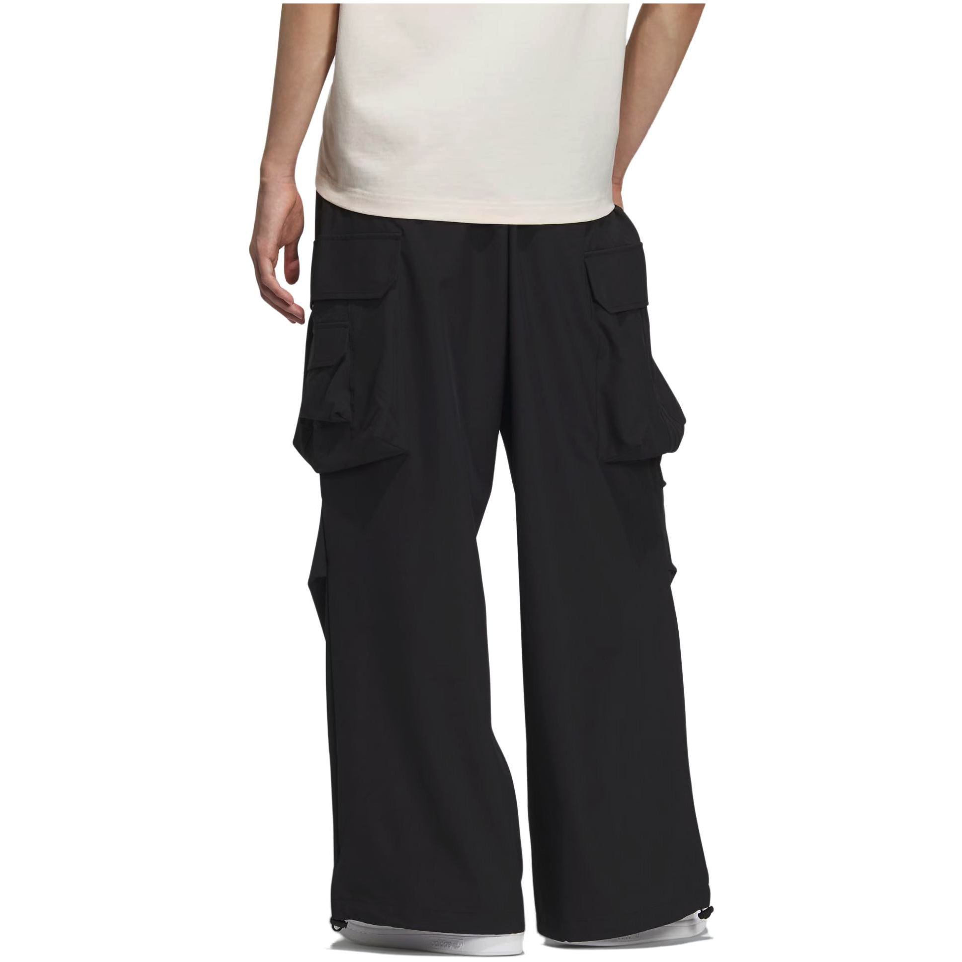 Details for adidas Originals 黑色多口袋戰術工裝褲 寬鬆版型 IY9495