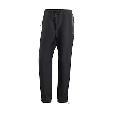 adidas Originals Black Double Knit Zipper Pocket Joggers Sports Pants. IS2838