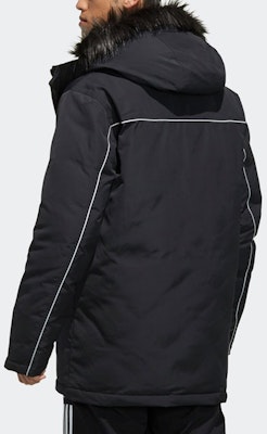 adidas Originals Black Hooded Long Sleeve Down Jacket Winter Edition FL1417 Purchase adidas Originals Black Hooded Long Sleeve Down Jacket Winter Edition FL1417