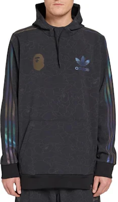 adidas Originals 黑色帽T 條紋Logo印花口袋設計 DU0206 Purchase adidas Originals 黑色帽T 條紋Logo印花口袋設計 DU0206