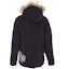 Lookbook adidas Originals Black Logo Print Hooded Down Jacket with Fur Trim. AY8638