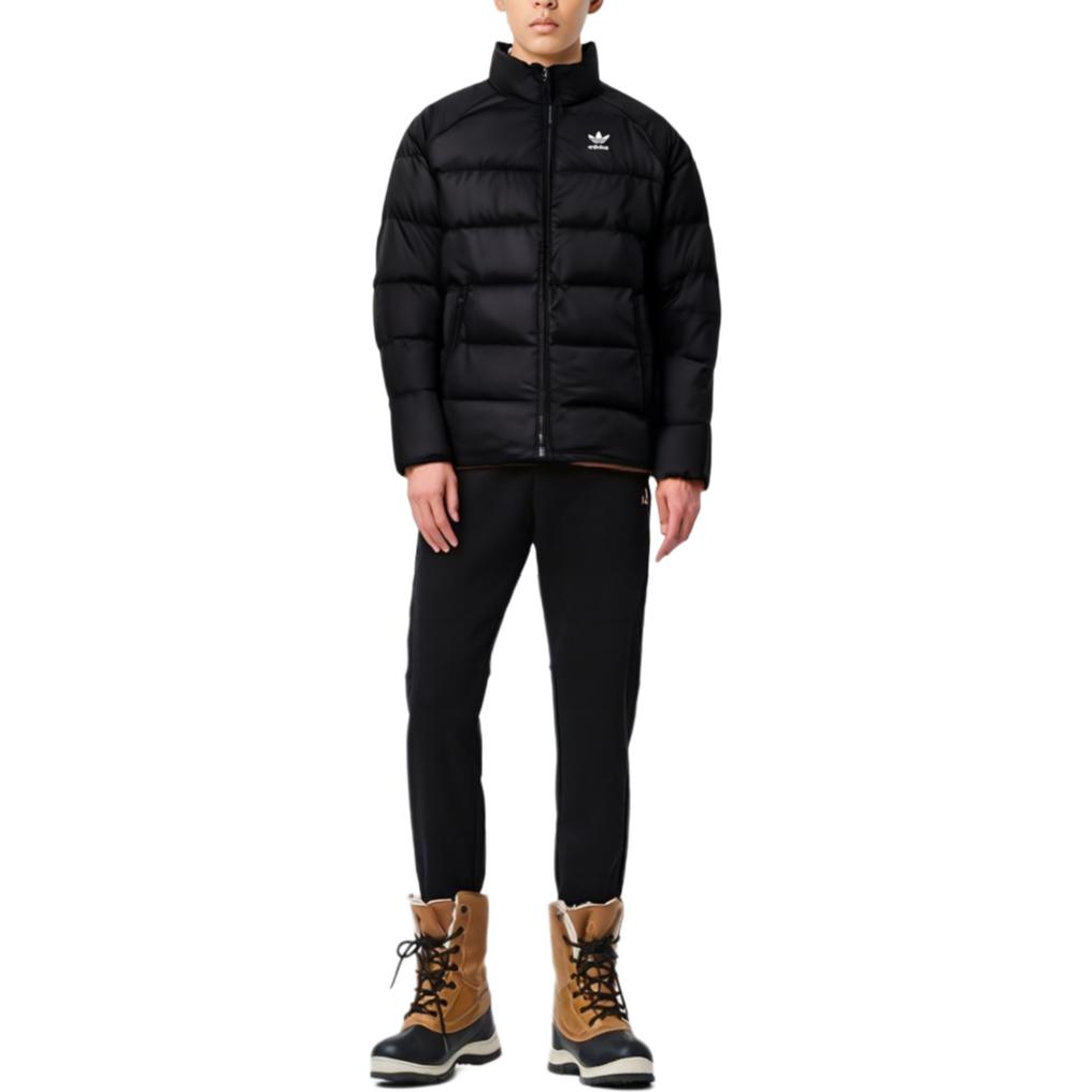Purchase adidas Originals  Black Puffer Down Jacket Outdoor Casual Sportswear. ED5837