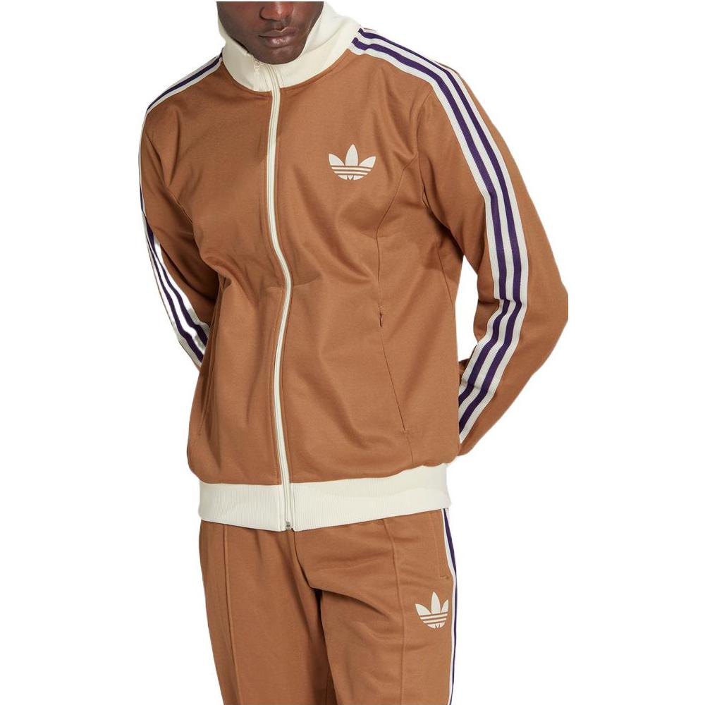 Purchase adidas Originals 棕色復古三葉草標誌與三條紋運動外套. IB3427