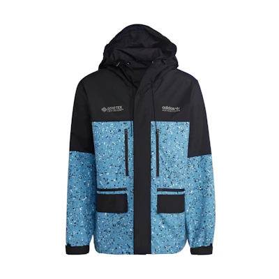 adidas Originals Colorblock Logo Outdoor Jacket - Blue HK5019