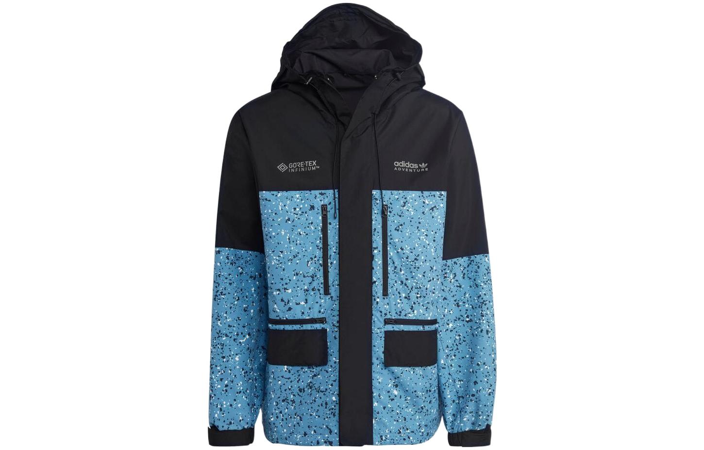 adidas Originals  Colorblock Logo Outdoor Jacket - Blue HK5019 圖 2