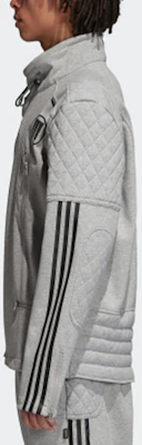 adidas Originals 灰色立領寬鬆版運動外套 CD7736 Details for adidas Originals 灰色立領寬鬆版運動外套 CD7736