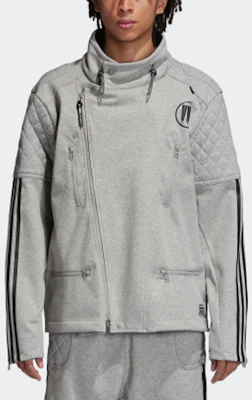 adidas Originals 灰色立領寬鬆版運動外套 CD7736 Cheap adidas Originals 灰色立領寬鬆版運動外套 CD7736