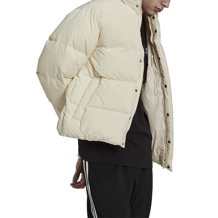 adidas Originals  Logo Embroidered Down Jacket - Off-White HL9201 圖 3
