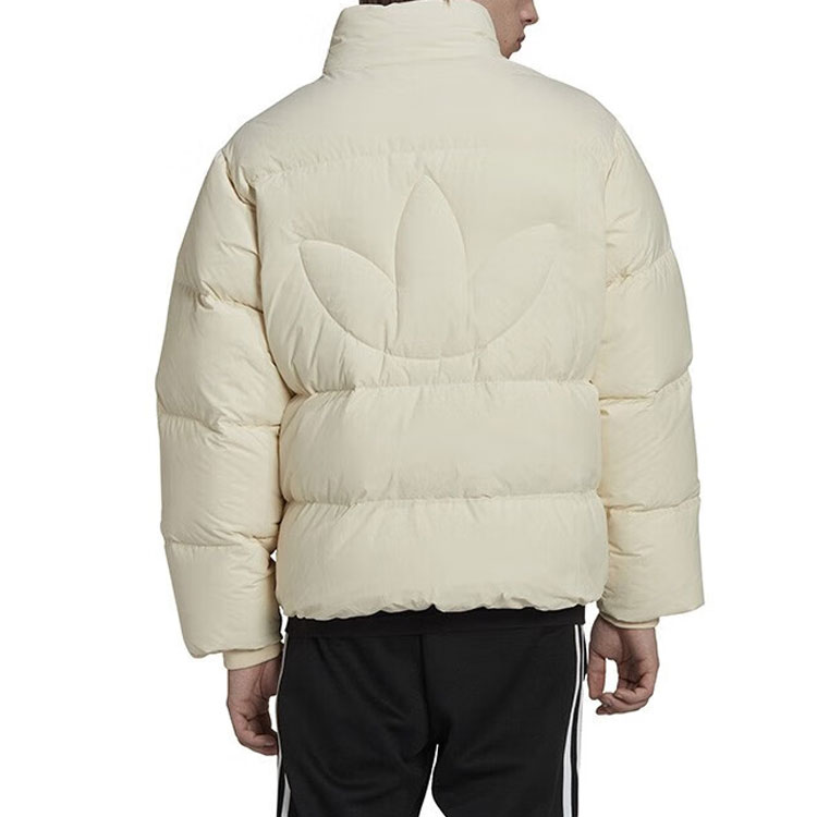 adidas Originals  Logo Embroidered Down Jacket - Off-White HL9201 圖 4