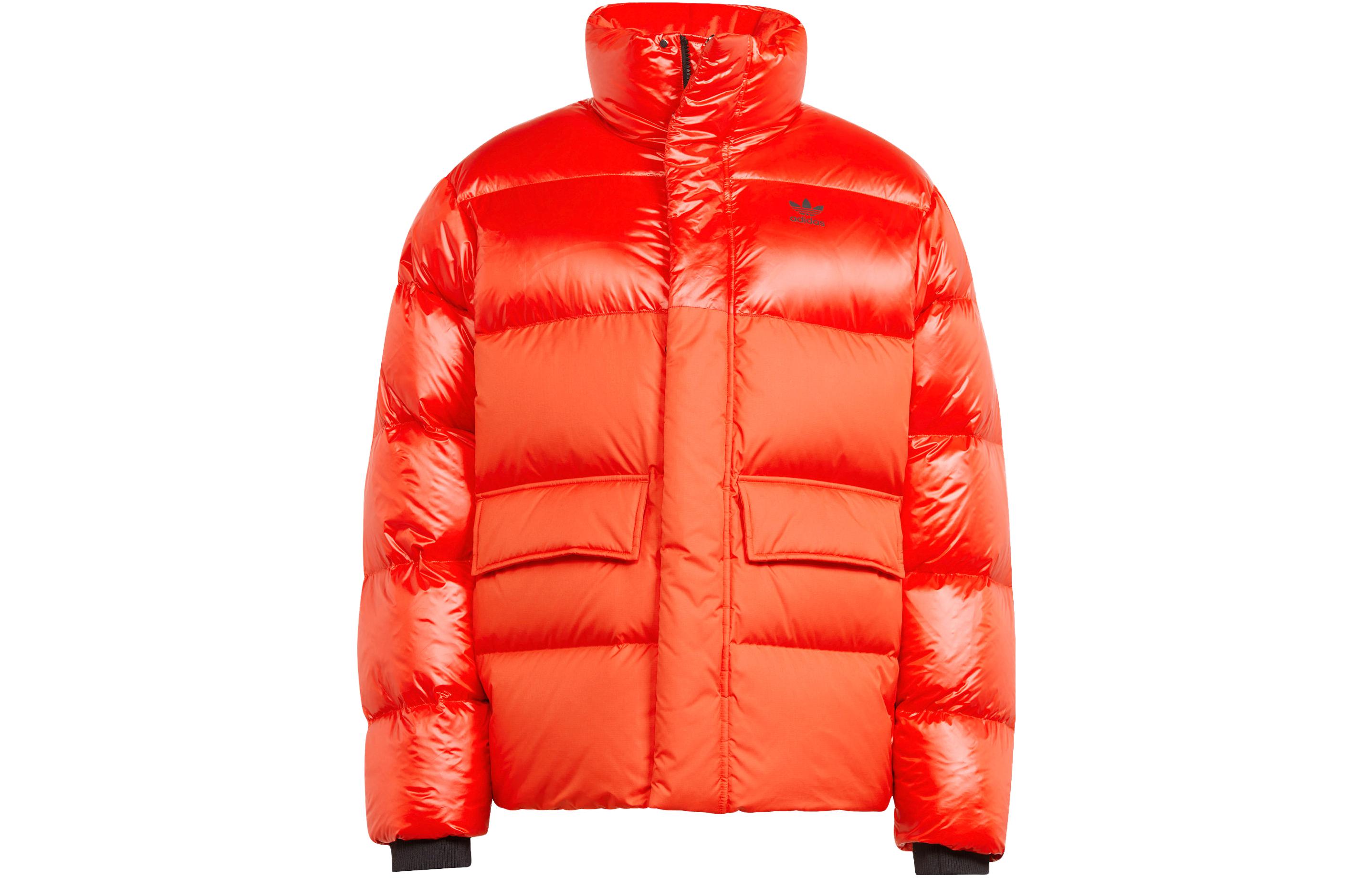 Order adidas Originals Premium Jaket Puffer Warna Solid Merah Cerah. IR7132