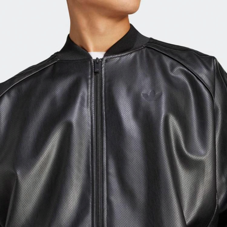 Purchase adidas Originals Jaket Kasual Sport Retro Minimalis Hitam JC8220