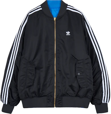阿迪达斯Originals复古双面穿休闲夹克黑色侧条纹设计. IW3641 Buy 阿迪达斯Originals复古双面穿休闲夹克黑色侧条纹设计. IW3641