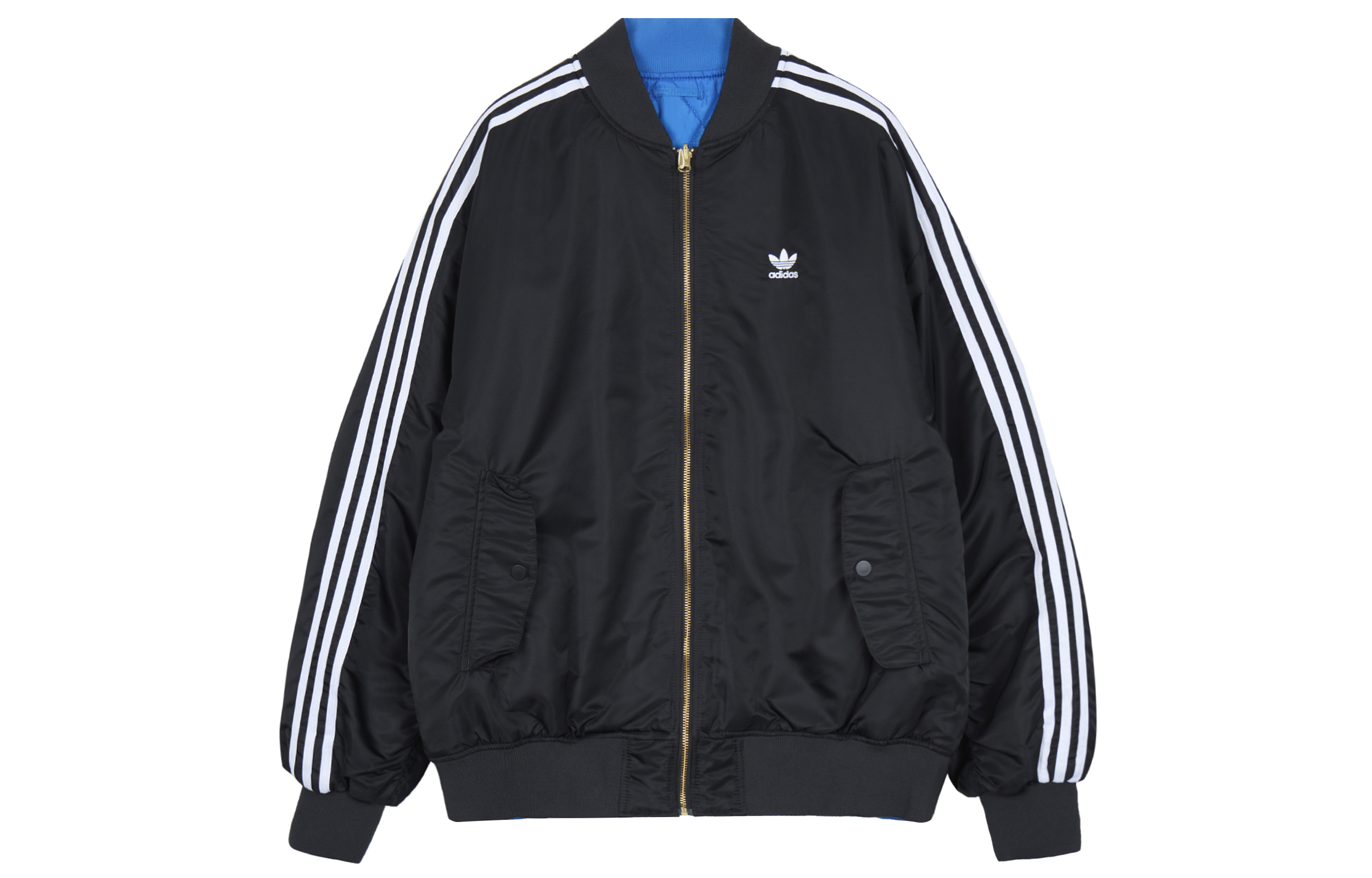 adidas Originals  Reversible Casual Jacket Black Retro Side Stripe Design. IW3641 圖 2