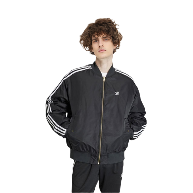 adidas Originals  Reversible Casual Jacket Black Retro Side Stripe Design. IW3641 圖 6