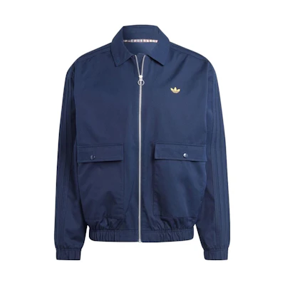 adidas Originals Solid Logo Zip Jacket Ink Blue IR7583