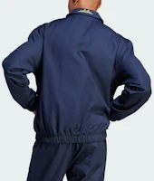 Shop 아디다스 오리지널스 솔리드 로고 집업 재킷 잉크 블루 IR7583