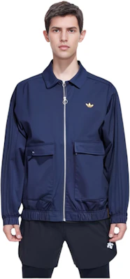 adidas Originals Solid Logo Zip Jacket Ink Blue IR7583 Purchase adidas Originals Solid Logo Zip Jacket Ink Blue IR7583
