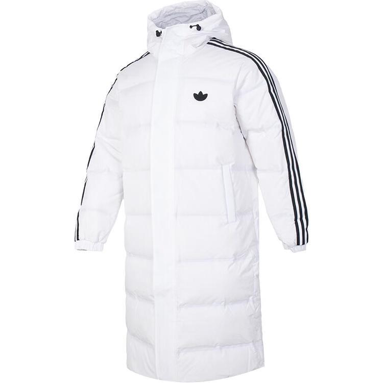 adidas Originals  White Down Jacket - Stylish, Warm, and Comfortable. JJ4968