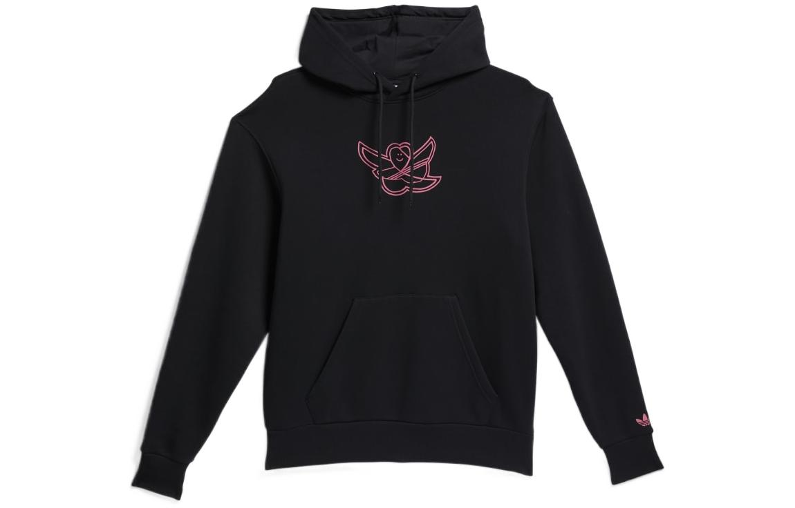 adidas Originals Abstract Print Hoodie Unisex Black GR8802