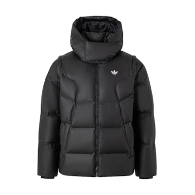 adidas Originals ADC 2N1 Detachable Hooded Down Jacket Black. JW1367