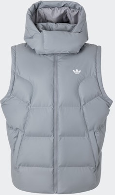 阿迪达斯Originals ADC 2N1可拆卸连帽羽绒服 浅灰色 JW1365 Shop 阿迪达斯Originals ADC 2N1可拆卸连帽羽绒服 浅灰色 JW1365