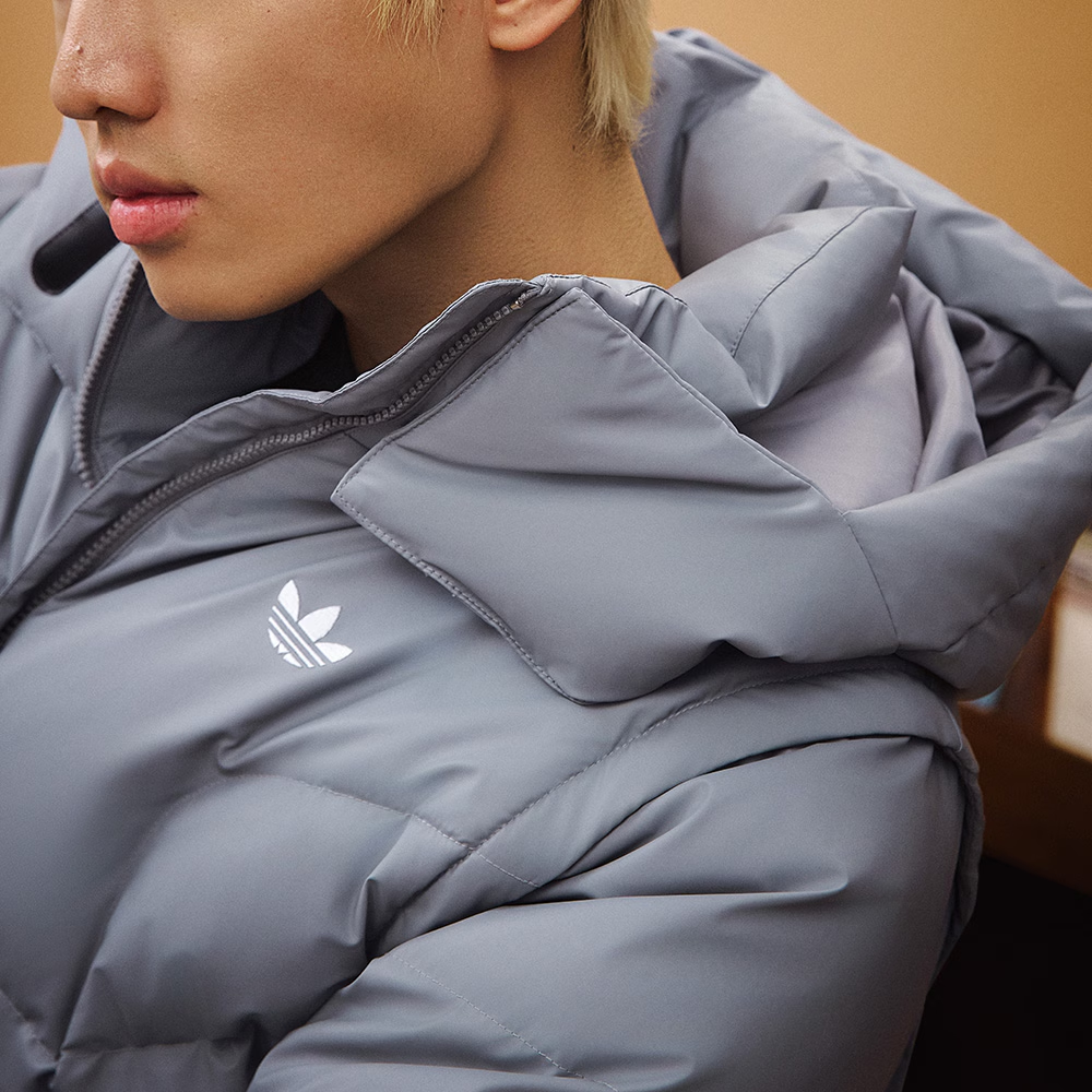 Details for 阿迪达斯Originals ADC 2N1可拆卸连帽羽绒服 浅灰色 JW1365